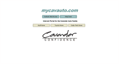 Desktop Screenshot of mycavauto.com