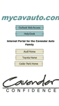 Mobile Screenshot of mycavauto.com